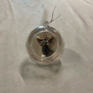 Christmas Blue Topaz Brooch